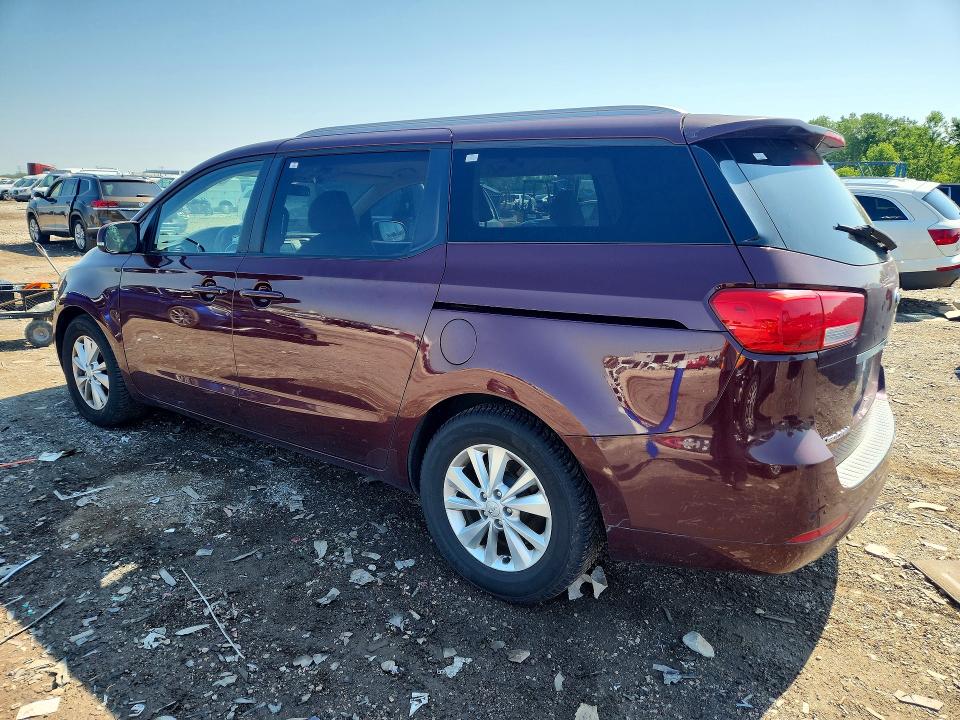59874406 :رقم المزاد ، KNDMB5C15G6082795 vin ، 2016 Kia Sedona مزاد بيع