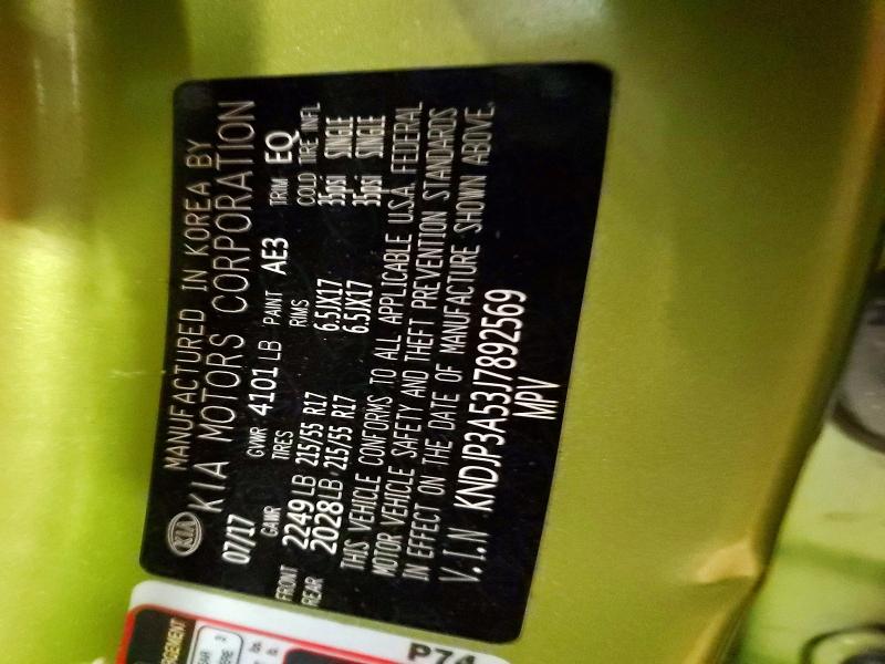 2018 Kia Soul მანქანა იყიდება აუქციონზე, vin: KNDJP3A53J7892569, აუქციონის ნომერი: 62580676