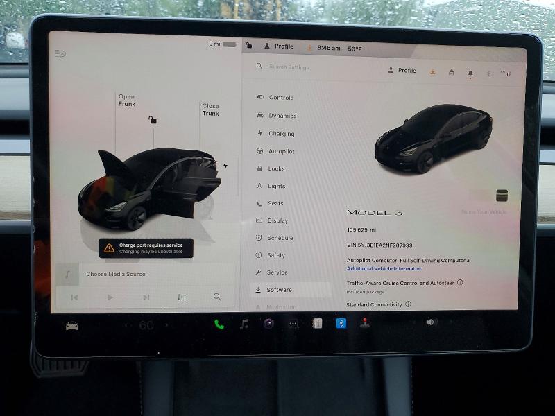 60221656 :رقم المزاد ، 5YJ3E1EA2NF287999 vin ، 2022 Tesla Model 3 مزاد بيع