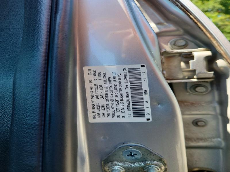 2006 Honda Accord მანქანა იყიდება აუქციონზე, vin: 1HGCM56866A097916, აუქციონის ნომერი: 61572106