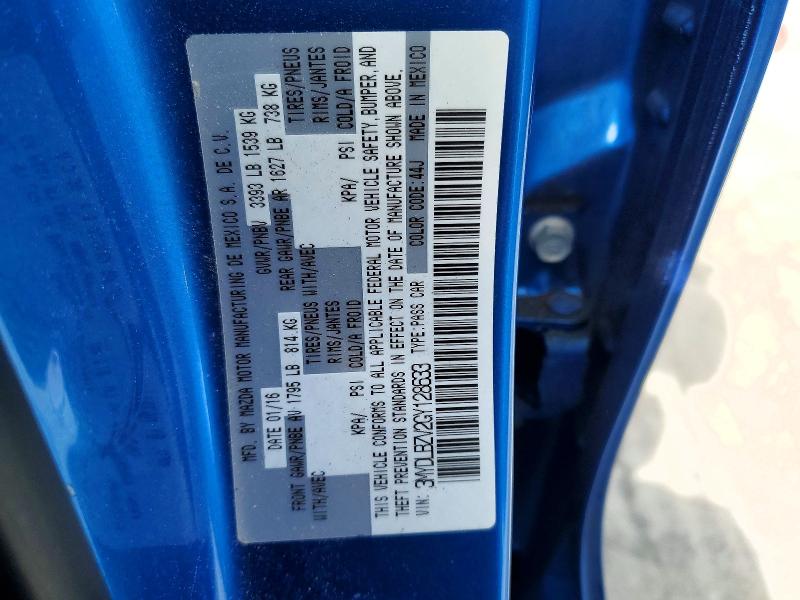 Aukcja sprzedaży 2016 Scion Ia, vin: 3MYDLBZV2GY128633, numer aukcji: 62466166