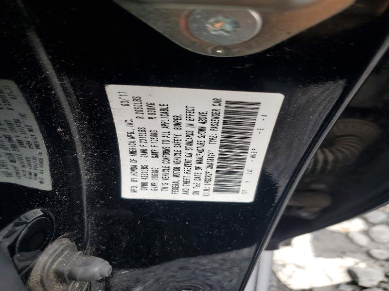 85620795 :رقم المزاد ، 1HGCR2F1XHA184241 vin ، 2017 Honda Accord مزاد بيع