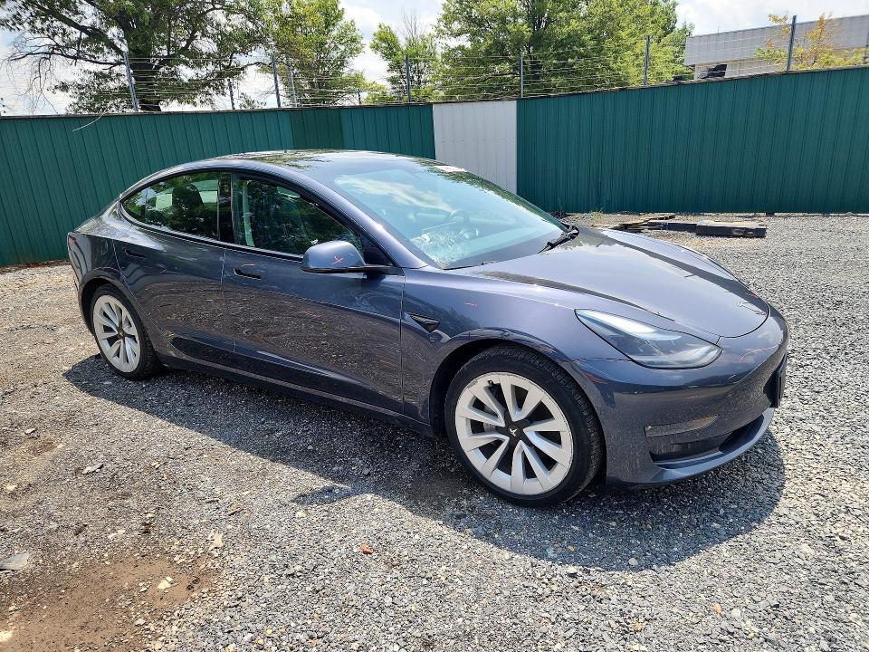 Продажа на аукционе авто 2022 Tesla Model 3, vin: 5YJ3E1EB2NF291348, номер лота: 62210906