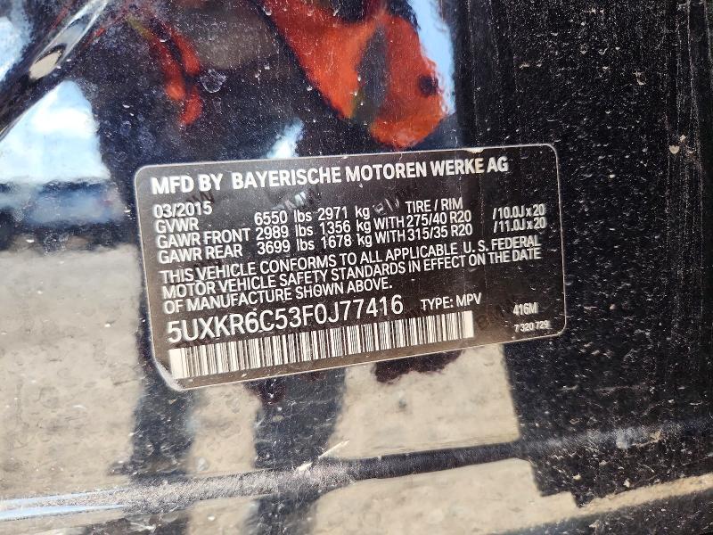 Auction sale of the 2015 Bmw X5, vin: 5UXKR6C53F0J77416, lot number: 85610545