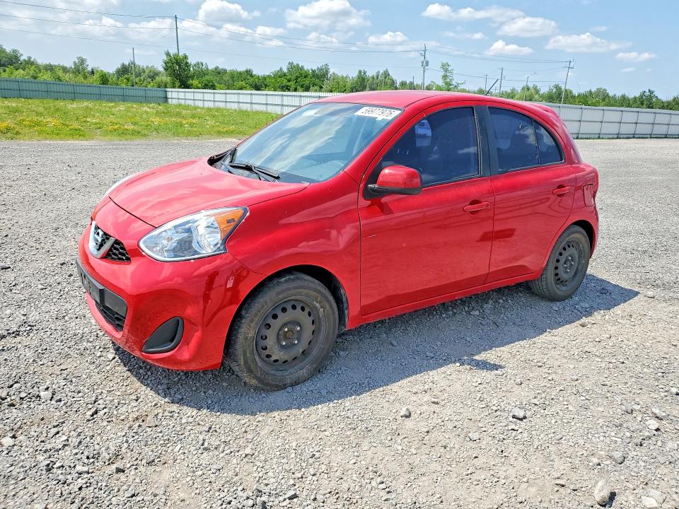 2015 Nissan Micra მანქანა იყიდება აუქციონზე, vin: 3N1CK3CP8FL267130, აუქციონის ნომერი: 59977976