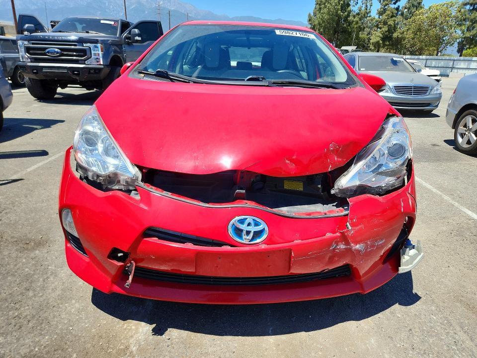 Aukcja sprzedaży 2014 Toyota Prius C, vin: JTDKDTB37E1076516, numer aukcji: 59827106