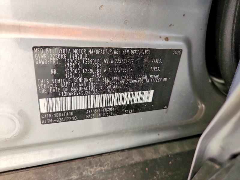 Aukcja sprzedaży 2025 Toyota Rav4 Hybrid, vin: 4T3RWRFV4SU210323, numer aukcji: 59211076