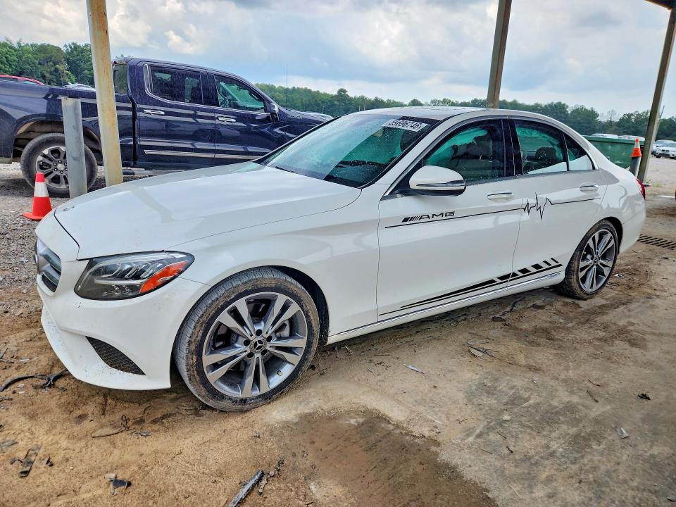 2019 Mercedes-benz C მანქანა იყიდება აუქციონზე, vin: 55SWF8DB1KU308333, აუქციონის ნომერი: 59696746