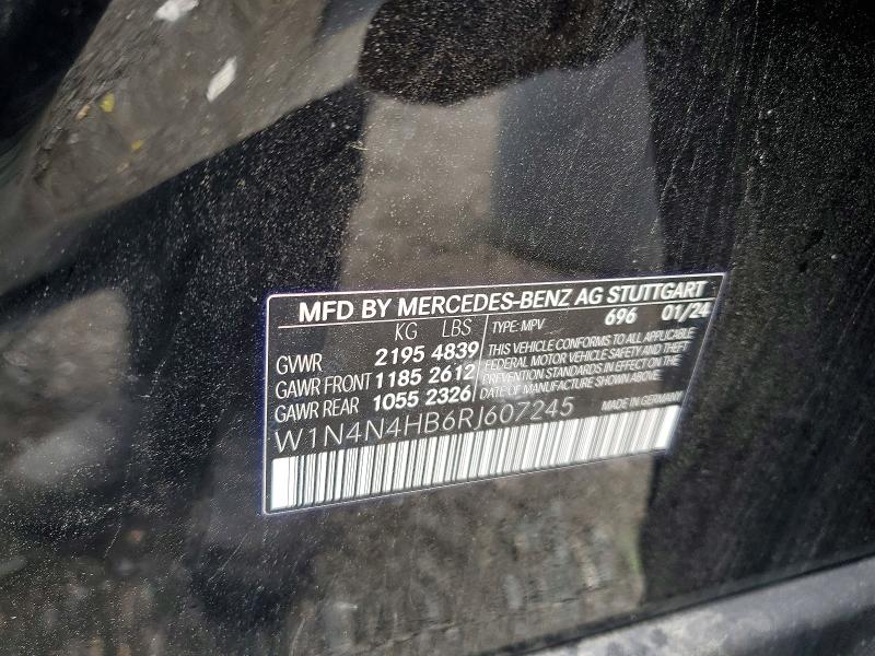 2024 Mercedes-benz Gla მანქანა იყიდება აუქციონზე, vin: W1N4N4HB6RJ607245, აუქციონის ნომერი: 62054066