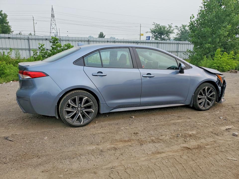 2022 Toyota Corolla მანქანა იყიდება აუქციონზე, vin: 5YFB4MBEXNP119393, აუქციონის ნომერი: 61350546