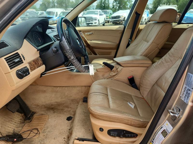 2007 Bmw X3 მანქანა იყიდება აუქციონზე, vin: WBXPC93447WJ02212, აუქციონის ნომერი: 59725146