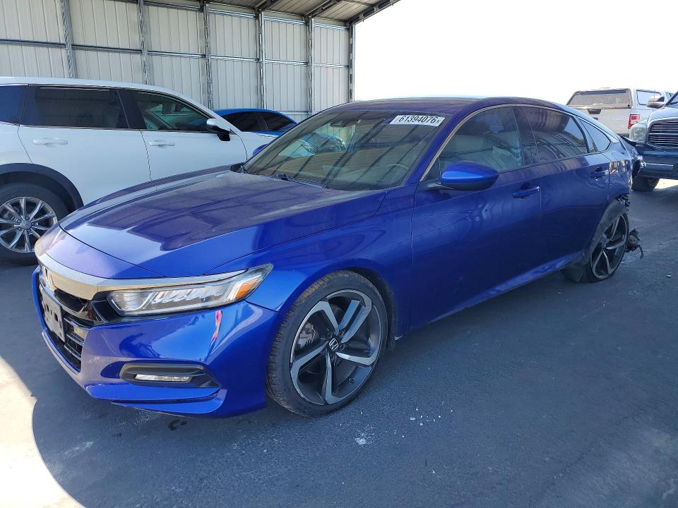 61394076 :رقم المزاد ، 1HGCV1F30KA054516 vin ، 2019 Honda Accord مزاد بيع