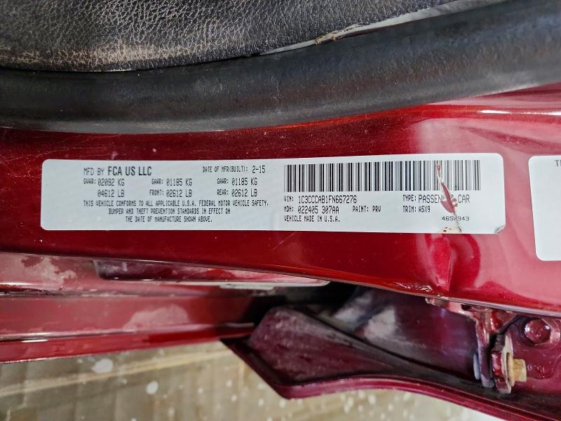 Продажа на аукционе авто 2015 Chrysler 200, vin: 1C3CCCAB1FN667276, номер лота: 60065506