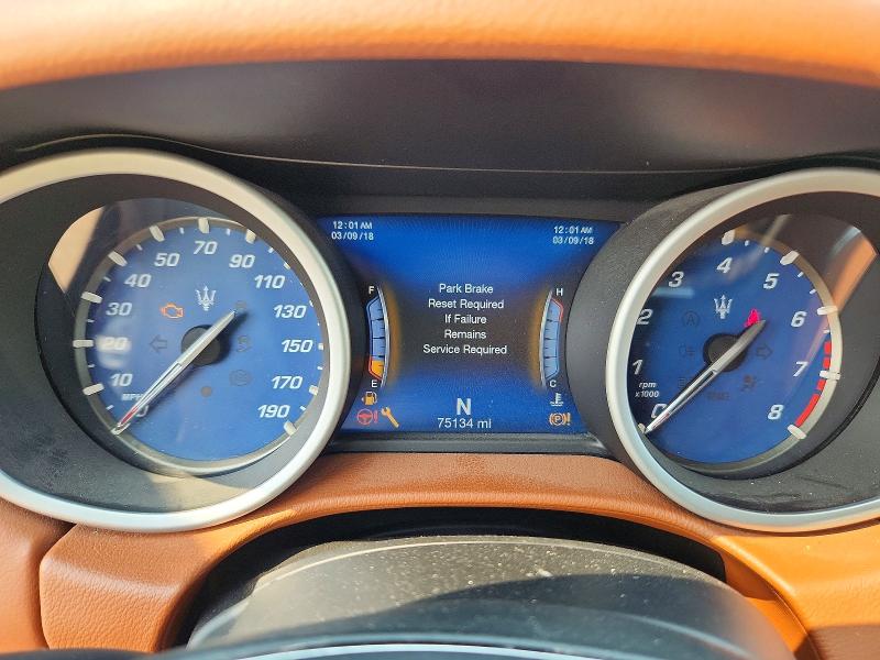60840946 :رقم المزاد ، ZAM57YTAXJ1286239 vin ، 2018 Maserati Ghibli مزاد بيع