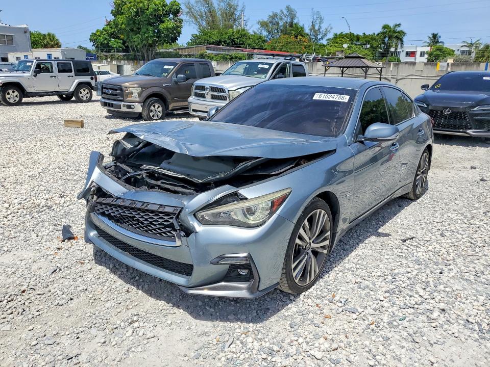 Продажа на аукционе авто 2018 Infiniti Q50, vin: JN1EV7AP6JM356641, номер лота: 61024786