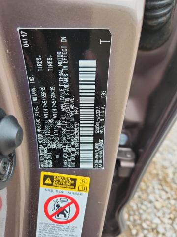 2017 Toyota Highlander მანქანა იყიდება აუქციონზე, vin: 5TDYZRFH5HS209737, აუქციონის ნომერი: 61166216