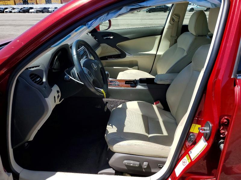 61743716 :رقم المزاد ، JTHBF5C20C5182726 vin ، 2012 Lexus Is 250 مزاد بيع