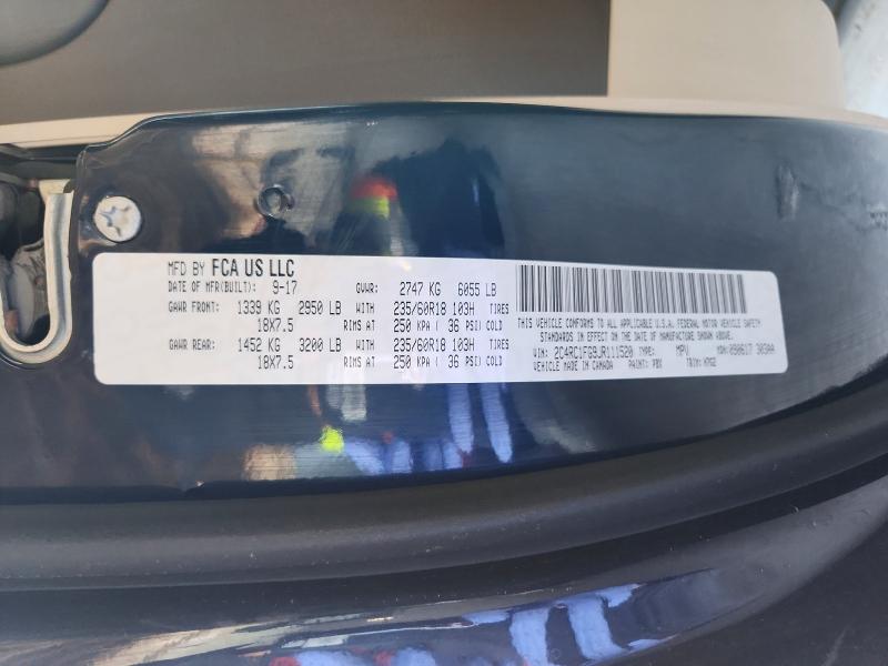 Aukcja sprzedaży 2018 Chrysler Pacifica, vin: 2C4RC1FG9JR111520, numer aukcji: 59337296