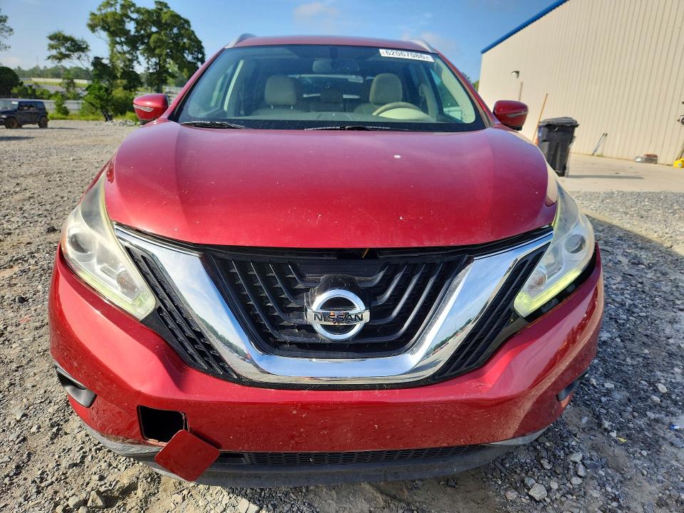 2017 Nissan Murano მანქანა იყიდება აუქციონზე, vin: 5N1AZ2MH2HN139899, აუქციონის ნომერი: 62067086