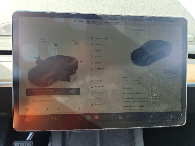 62676996 :رقم المزاد ، 7SAYGDEE4PA113102 vin ، 2023 Tesla Model Y مزاد بيع