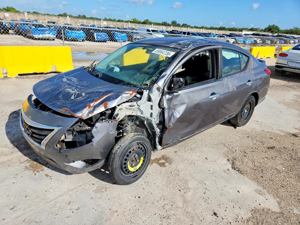 59864736 :رقم المزاد ، 3N1CN7AP6KL867723 vin ، 2019 Nissan Versa مزاد بيع