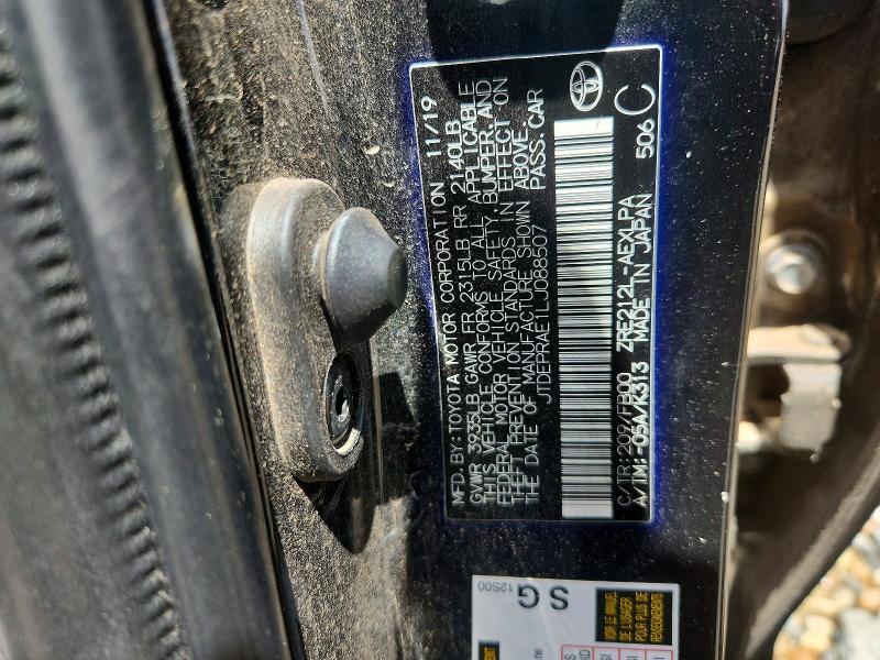 2020 Toyota Corolla მანქანა იყიდება აუქციონზე, vin: JTDEPRAE1LJ088507, აუქციონის ნომერი: 61081206