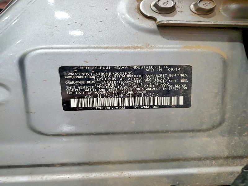 Aukcja sprzedaży 2015 Subaru Forester, vin: JF2SJAHC9FH515343, numer aukcji: 61606296