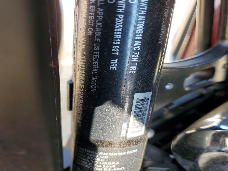 Aukcja sprzedaży 2019 Harley-davidson Flhtcutg, vin: 1HD1MAF12KB858154, numer aukcji: 62680166