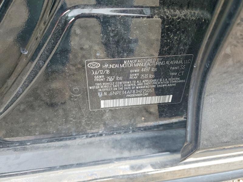Продаж на аукціоні авто 2018 Hyundai Sonata, vin: 5NPE34AF8JH725051, номер лоту: 58718296