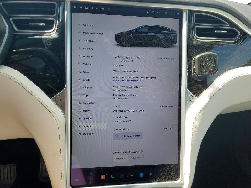 61681546 :رقم المزاد ، 5YJXCBE25GF027167 vin ، 2016 Tesla Model X مزاد بيع