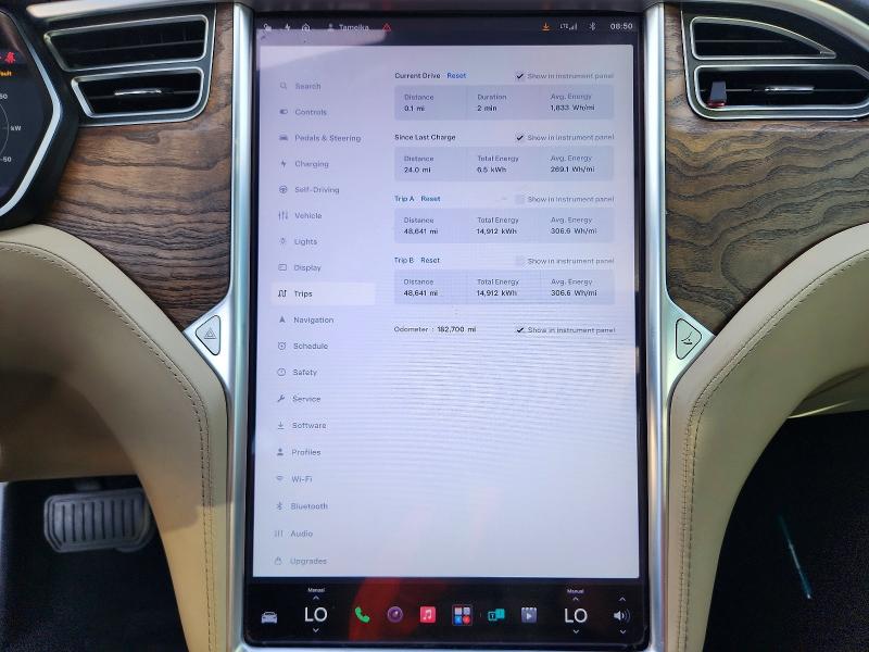 2016 Tesla Model S მანქანა იყიდება აუქციონზე, vin: 5YJSA1E11GF158730, აუქციონის ნომერი: 55977886