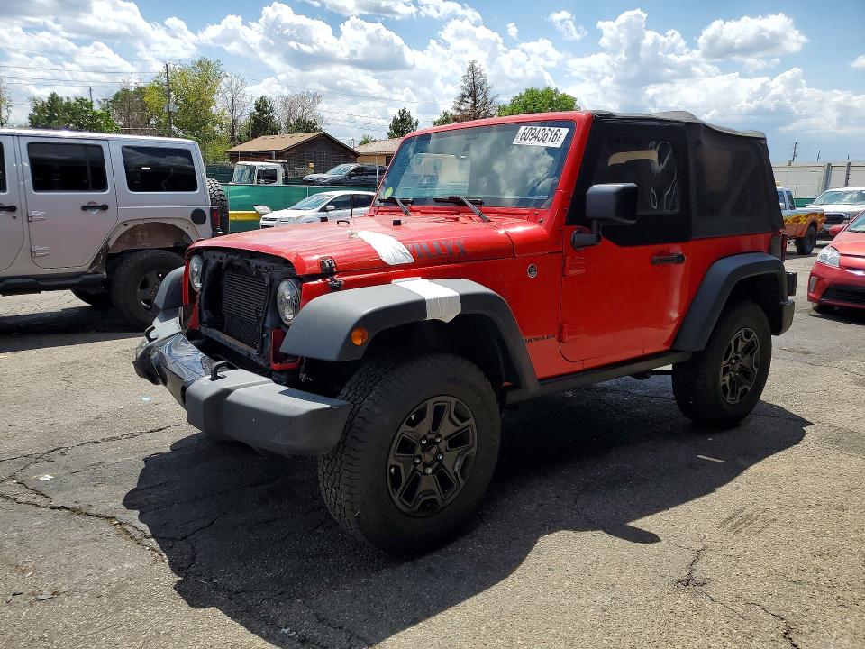 2017 Jeep Wrangler მანქანა იყიდება აუქციონზე, vin: 1C4AJWAG8HL613722, აუქციონის ნომერი: 60943616