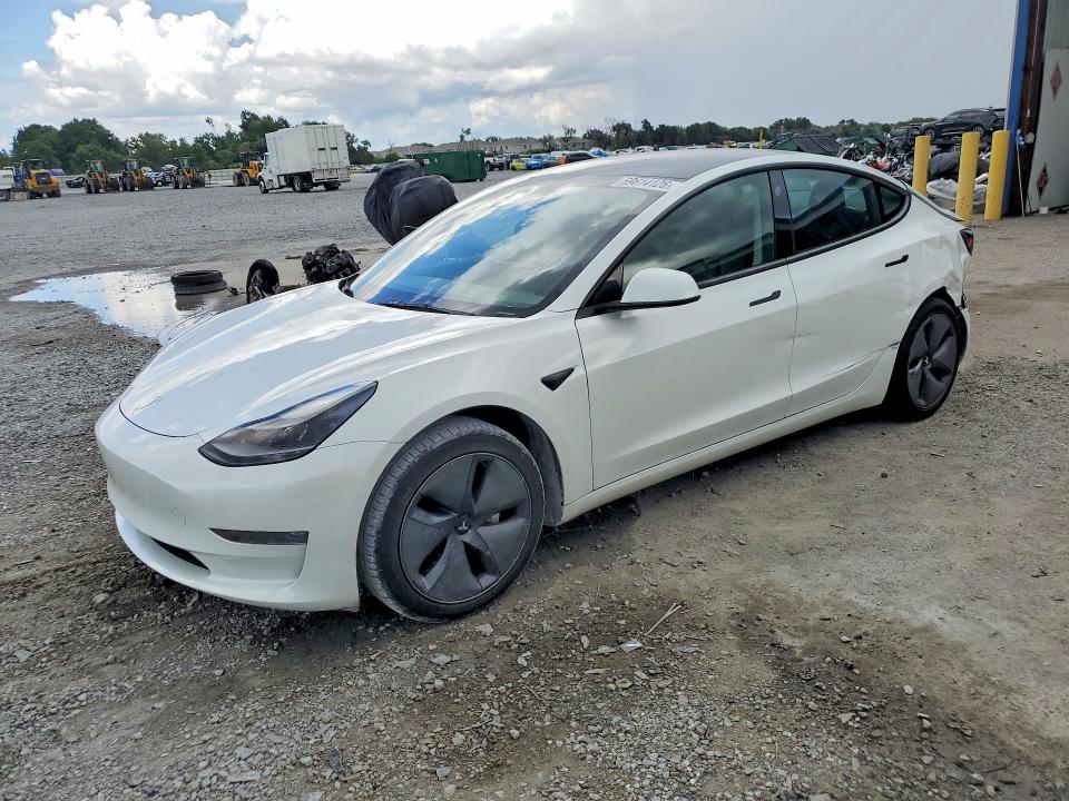 59614126 :رقم المزاد ، 5YJ3E1EAXPF385844 vin ، 2023 Tesla Model 3 مزاد بيع