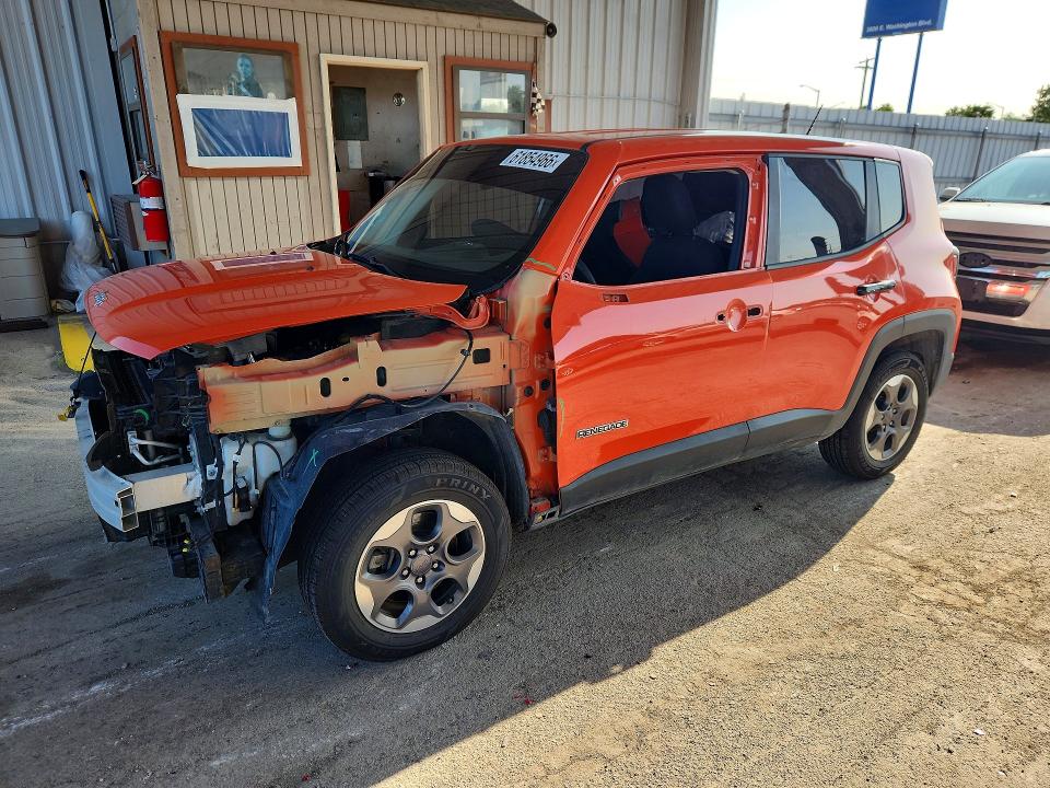 Продаж на аукціоні авто 2016 Jeep Renegade, vin: ZACCJBAT7GPC86206, номер лоту: 61854966