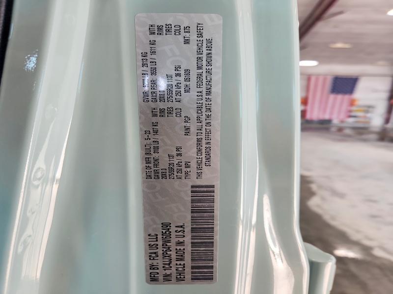 Продажа на аукционе авто 2023 Jeep Wrangler, vin: 1C4JJXP64PW605490, номер лота: 61484056
