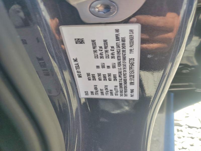63718996 :رقم المزاد ، 5YJ3E1EA7PF646735 vin ، 2023 Tesla Model 3 مزاد بيع