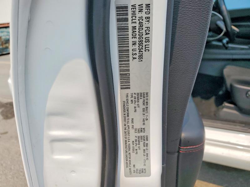 Продажа на аукционе авто 2025 Dodge Durango, vin: 1C4RDJDG9SC547651, номер лота: 63134486