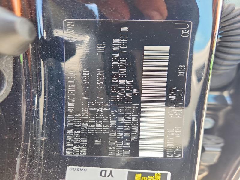 Продажа на аукционе авто 2024 Toyota Corolla Cross, vin: 7MUAAAAG3RV101181, номер лота: 62477456