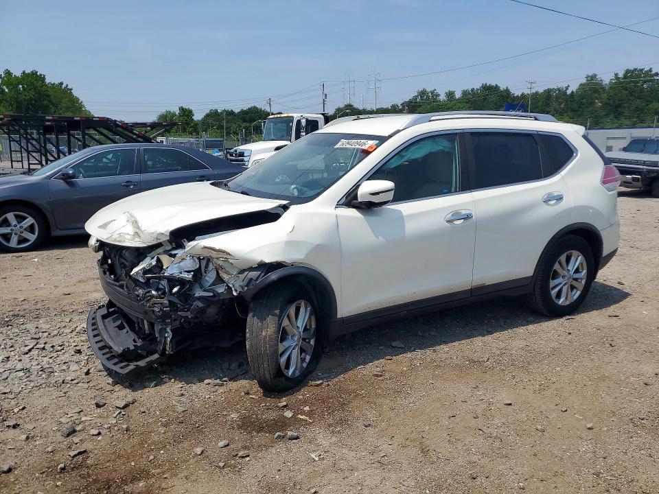 2016 Nissan Rogue მანქანა იყიდება აუქციონზე, vin: KNMAT2MV1GP654195, აუქციონის ნომერი: 60940946