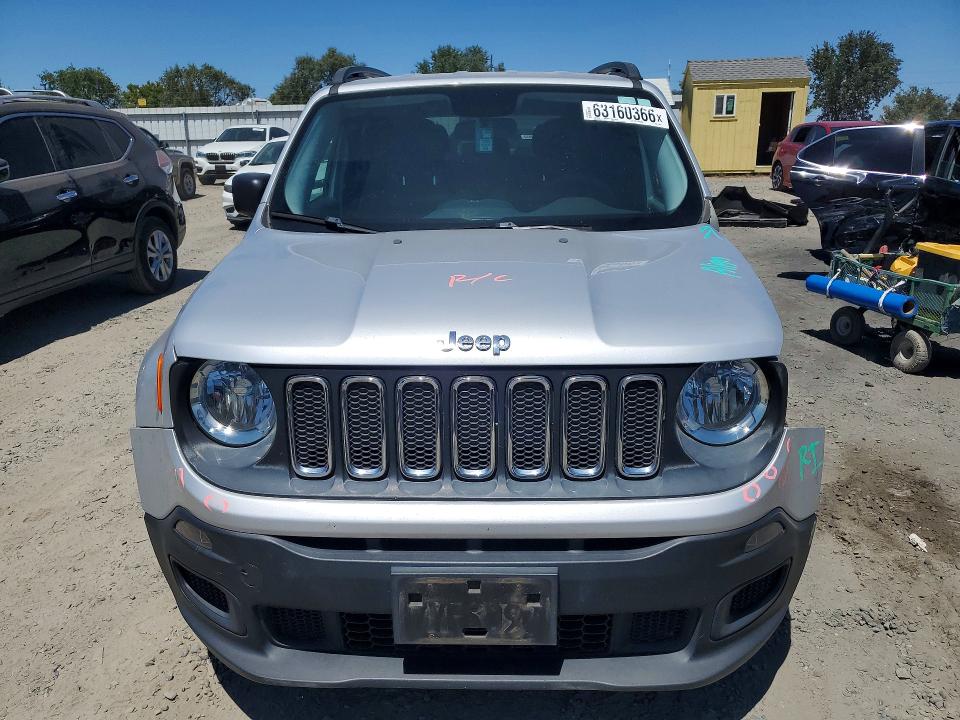 2017 Jeep Renegade მანქანა იყიდება აუქციონზე, vin: ZACCJAAB4HPE70991, აუქციონის ნომერი: 63160366