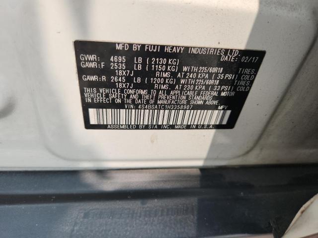 60380636 :رقم المزاد ، 4S4BSATC1H3358907 vin ، 2017 Subaru Outback مزاد بيع