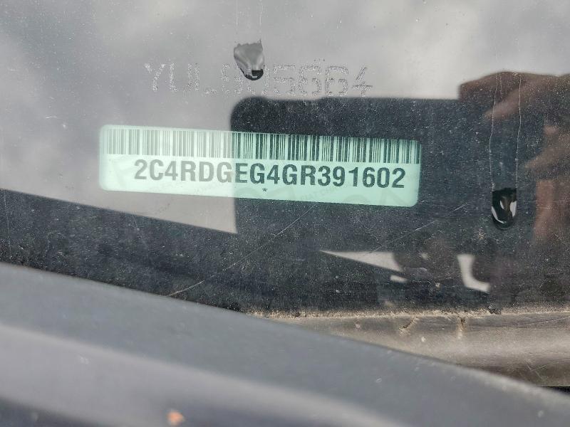 Aukcja sprzedaży 2016 Dodge Grand Caravan, vin: 2C4RDGEG4GR391602, numer aukcji: 59288916