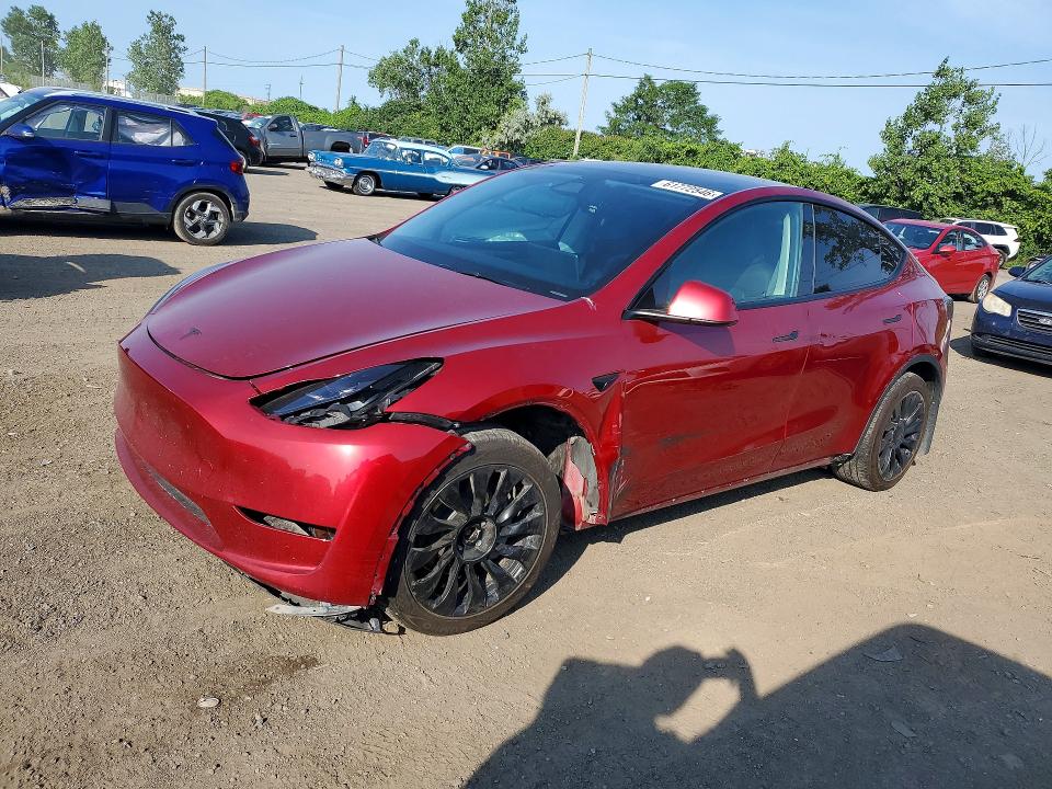 Продажа на аукционе авто 2024 Tesla Model Y, vin: 7SAYGDEE0RF019997, номер лота: 61772546