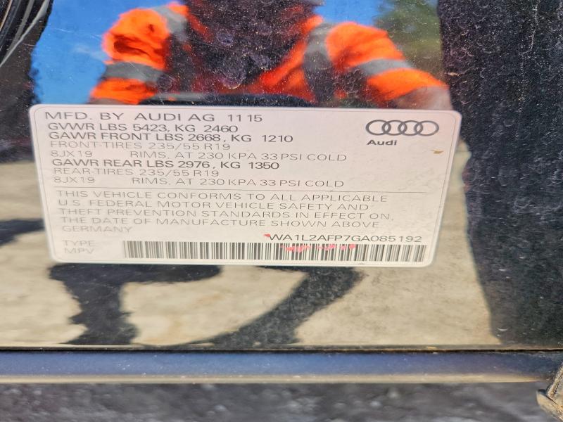 62334316 :رقم المزاد ، WA1L2AFP7GA085192 vin ، 2016 Audi Q5 مزاد بيع