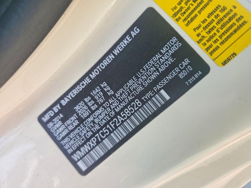 Auction sale of the 2015 Mini Cooper, vin: WMWXP7C51F2A58528, lot number: 62351076