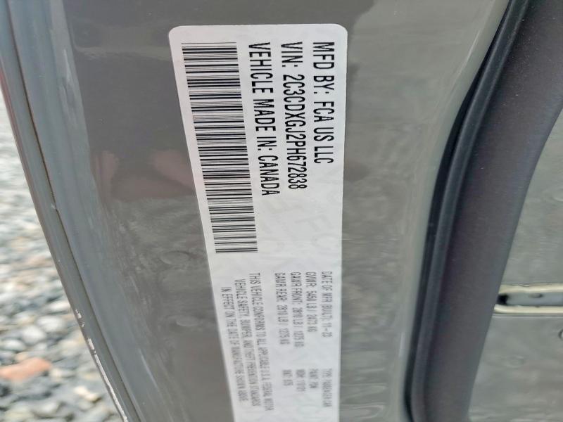 Aukcja sprzedaży 2023 Dodge Charger, vin: 2C3CDXGJ2PH672838, numer aukcji: 62947186