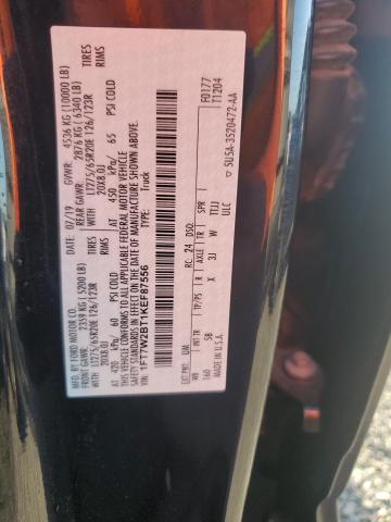 Продаж на аукціоні авто 2019 Ford F250, vin: 1FT7W2BT1KEF87556, номер лоту: 57227786