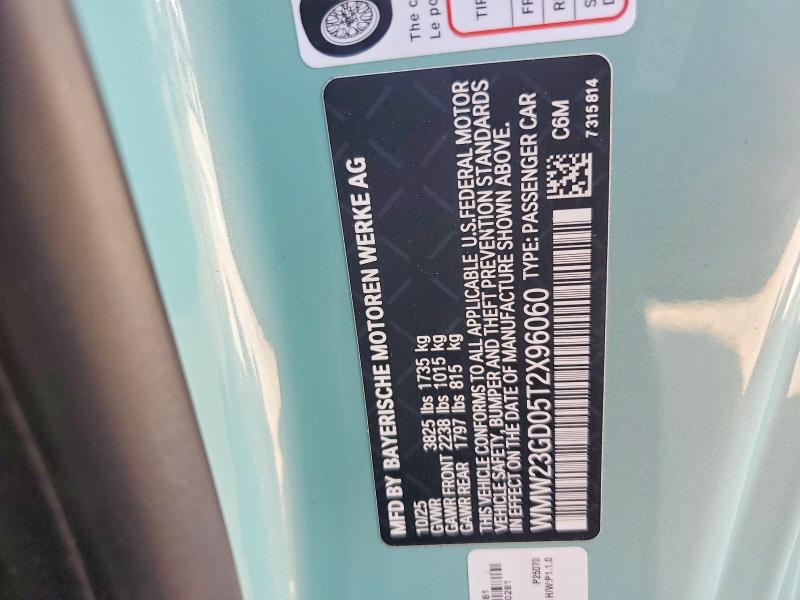 2026 Mini Cooper მანქანა იყიდება აუქციონზე, vin: WMW23GD05T2X96060, აუქციონის ნომერი: 59652826