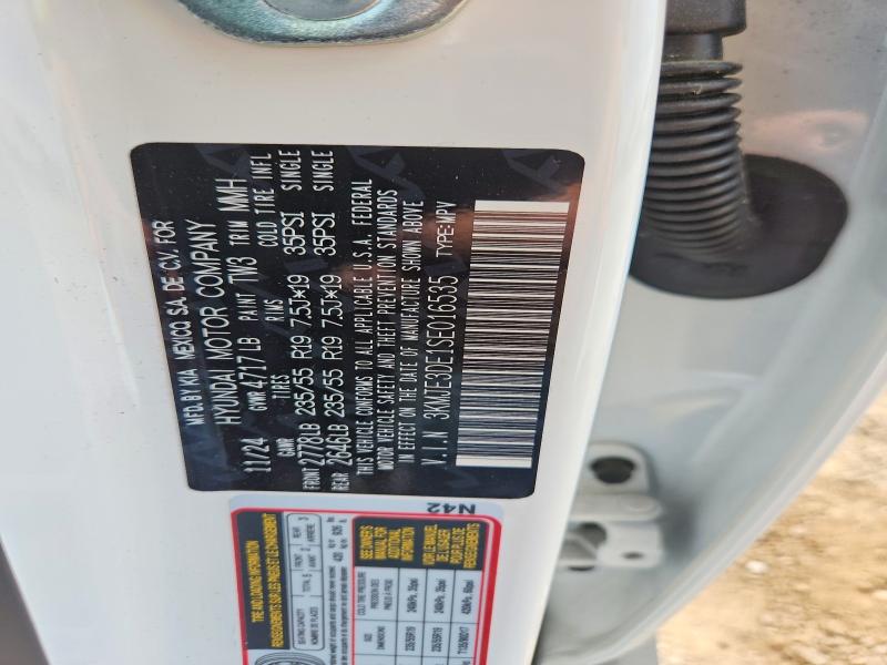 61013696 :رقم المزاد ، 3KMJE3DE1SE016535 vin ، 2025 Hyundai Tucson مزاد بيع