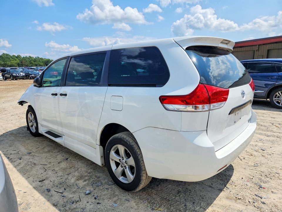 2012 Toyota Sienna მანქანა იყიდება აუქციონზე, vin: 5TDZK3DC7CS271484, აუქციონის ნომერი: 62798476
